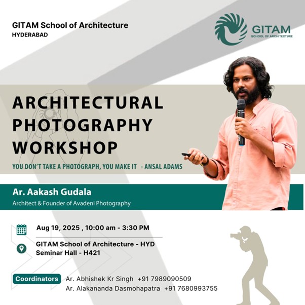 ARCHITECTURE PHOTOGRAPHY WORKSHOP BY AAKASH GUDALA