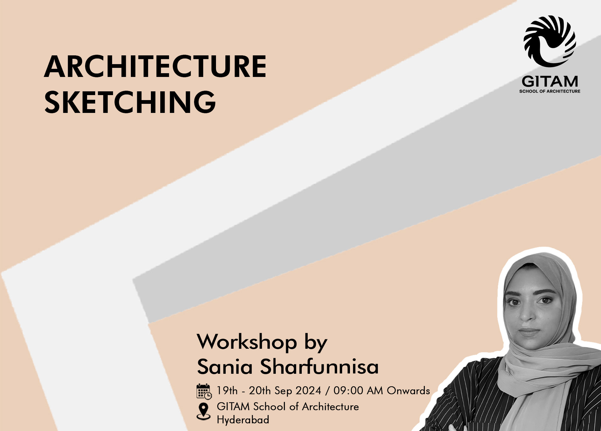 Architecture Sketching Workshop by Sania Sharfunnisa