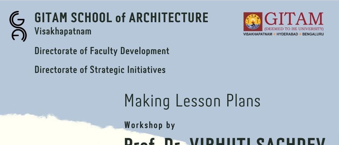 Making Lesson Plans
