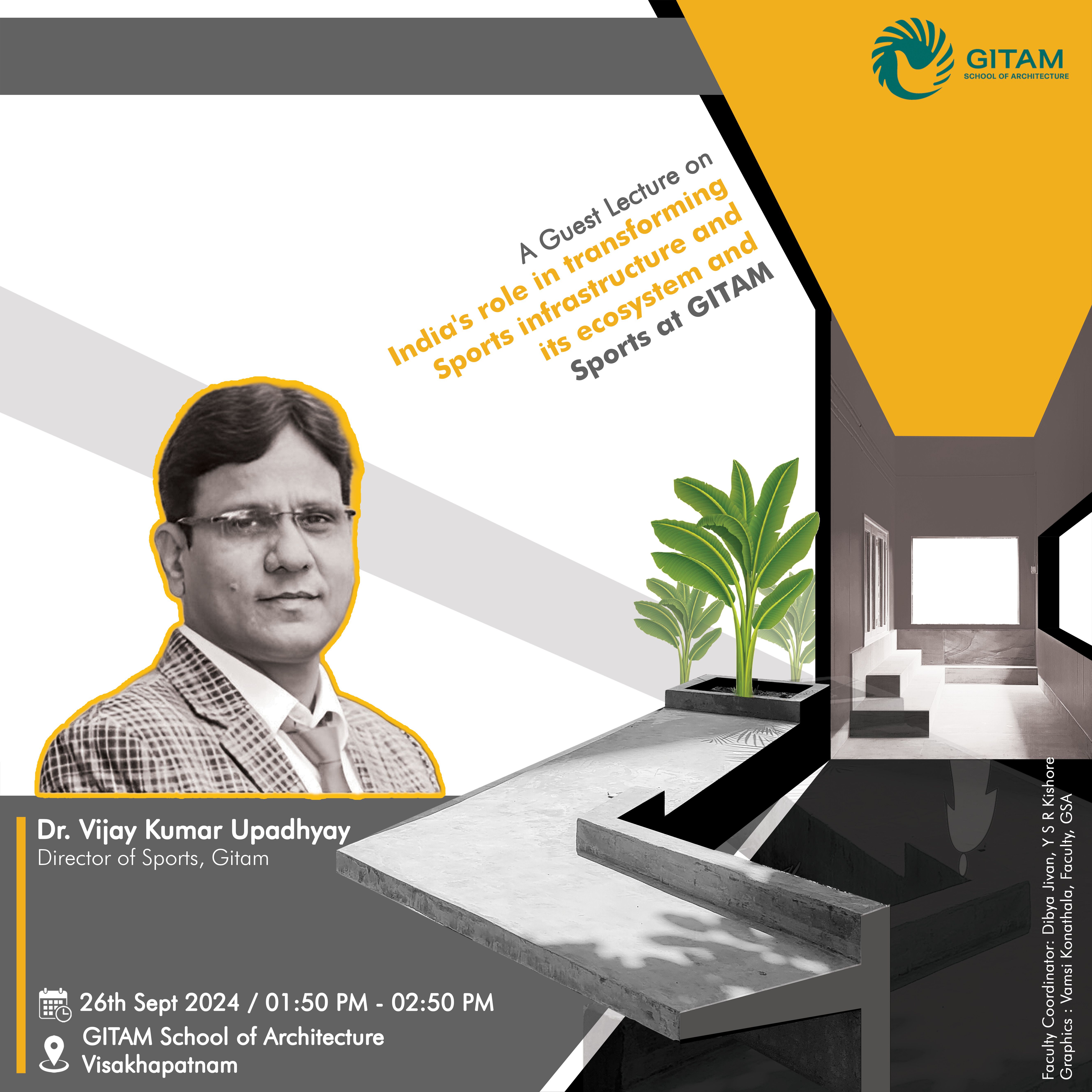 Talk series on Sports for Architecture with “India’s Role in Transforming Sports