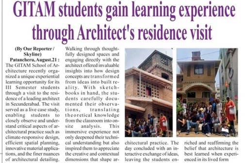 Case Study by 3rd Year Students