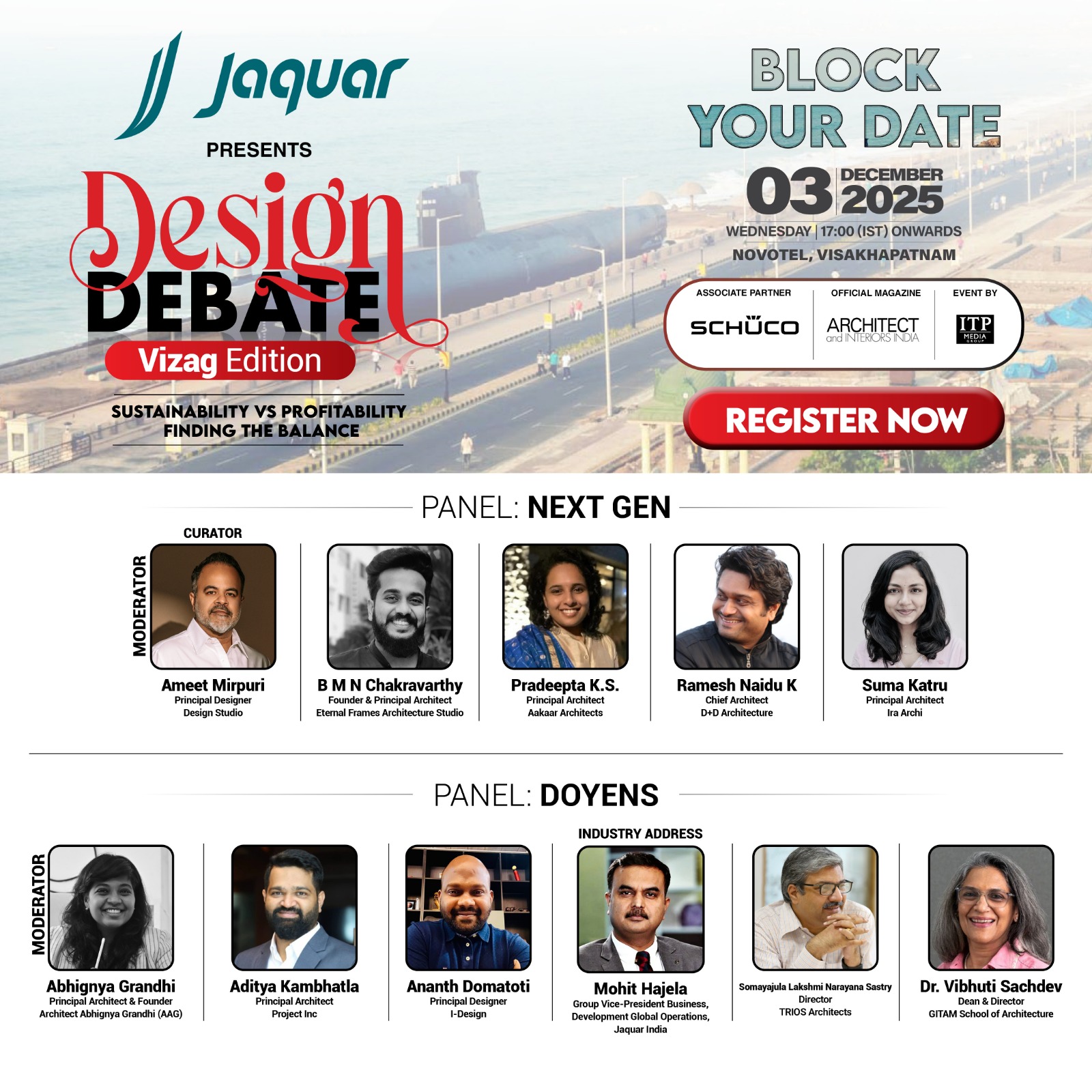 Dean Dr. Vibhuti Sachdev to Participate as Panelist at Design Debate – Vizag Edition